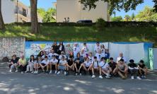 "Il muro che ascolta": inaugurato il murale contro la violenza di genere realizzato dagli studenti dell'Ipsia