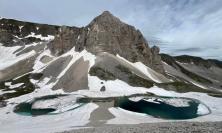 Lago di Pilato, dopo 8 anni torna la storica forma a occhiale sui Sibillini