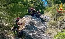 Sirolo, soccorso al Passo del Lupo: recuperato un giovane
