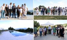San Severino, l'agriturismo "Le Borgianelle" si allarga: inaugurati piscina e campeggio con la "Iena" Filippo Roma