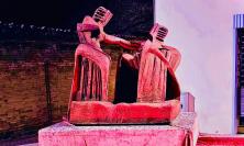 Giornata del Donatore, la fontana Avis di Tolentino si illumina di rosso