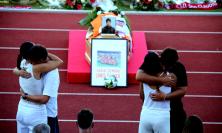 L'ultimo saluto di Macerata a Nicolas, Giorgio e Daniele (Fotogallery e Video)