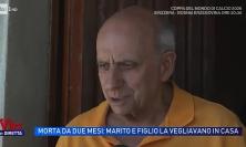 Cingoli, il marito della donna trovata senza vita in tv: «Non ho chiamato nessuno, non volevo che la portassero via»