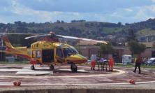 San Severino, investimento in viale della Resistenza: uomo traferito a Torrette