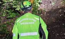 Arrampicatrice cade dalla parete a Pioraco: soccorsa dal Soccorso Alpino
