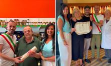 Matelica, da 40 e 60 anni al servizio della città: premiate Gila Carni e Ortofresco