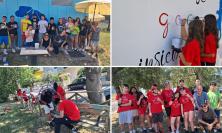 Dalle panchine alla cabina Enel: a "ridare colore" ad Appignano ci pensano i giovani
