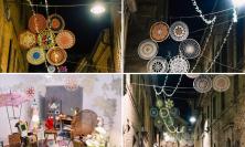 Loro Piceno, il capolavoro delle "Uncinettare": mandala giganti per il Festival del Vino Cotto