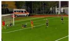 La Recanatese sorride ancora dal dischetto: Foligno ko, giallorossi al turno successivo di Coppa