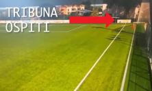 Derby di Coppa, l'idrante spara sui tifosi dell'Aurora Treia: "All'andata il bagno, al ritorno portate l'accappatoio"