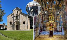 Andrea Angeli e il legame con Decani: i monaci intonano l'Inno dei cherubini (FOTO e VIDEO)