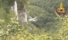 Si perde sul Monte San Vicino e dà l'allarme: recuperato dall'elicottero dei vigili del fuoco