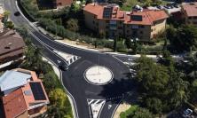 Recanati, completata in meno di tre settimane la rotatoria di via Nazario Sauro