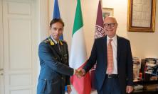 UniMc, il rettore McCourt incontra il nuovo comandante della Guardia di Finanza di Macerata
