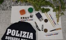 Macerata, un chilo di marijuana e hashish in casa: arrestato un uomo