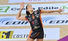 La Cbf Balducci mette paura alle campionesse del mondo, ma non basta: Scandicci passa in 4 set