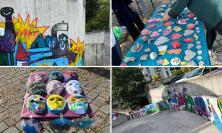 "Abbiamo lasciato un pezzo dei nostri cuori": inaugurato il murale di viale Foro Boario