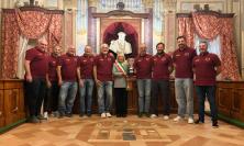 San Severino festeggia i campioni d’Italia di calcio a 5 della polizia locale: premiati Crescentini e Cardorani