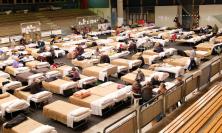 San Severino su National Geographic a dieci anni dal sisma: lo scatto del palasport simbolo dell'emergenza