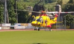 Cingoli, coppia investita mentre attraversa la strada: uomo elitrasportato a Torrette