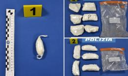 Un chilo di droga sotterrato tra gli alberi: blitz della Polizia, due in manette