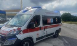 Pioraco, colpito dal tubo di una betoniera: operaio trasportato all'ospedale