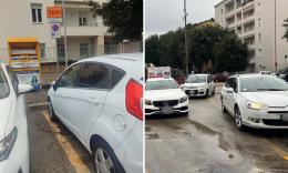 I nuovi stalli per i taxi alla stazione scontentano tutti, caos parcheggi: a Macerata c'è lavoro per Scorsese (FOTO)