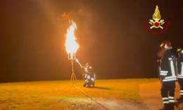 Cingoli, fuga di gas da un bombole Gpl interrato: attivato il nucleo specializzato dei Vigili del fuoco