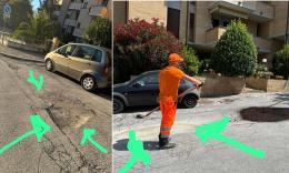 Macerata, cade in una buca e fa causa al Comune: "Dieci mesi di silenzio, ora chiederò i danni"