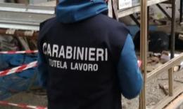 Cantiere irregolare a Sarnano: stop ai lavori, tre denunciati