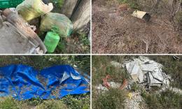 Rifiuti abbandonati nel Maceratese: scoperti elettrodomestici e macerie nei boschi