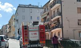 Macerata, forno prende fuoco in casa: donna trasportata all'ospedale