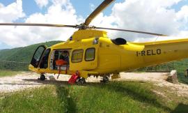 Apiro, precipita in bici dal sentiero del Monte Canfaito: uomo trasportato a Torrette