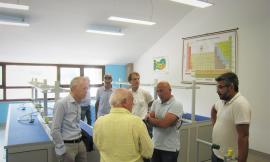 Camerino, sopralluogo del presidente Pettinari al polo scolastico provinciale