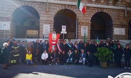 Celebrazioni del 4 novembre a Tolentino: deposta corona di alloro al Monumento della Vittoria