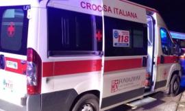 Apiro, incidente nella notte in contrada Carbonari: uomo di 38 anni trasferito a Torrette