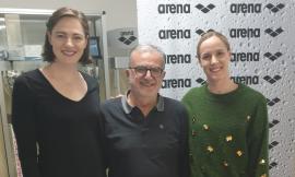 Le campionesse olimpiche Cate e Bronte Campbell si allenano a Tolentino