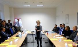 La nuova responsabile centro nord di Poste italiane in visita nelle realtà del sisma