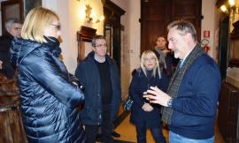 San Severino, l'on. Irene Manzi in visita all'Itts e all'Ipsia