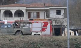 Incendio alla falegnameria di Muccia