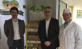 Il presidente Ceriscioli in visita a “La Pasta di Camerino”