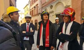 Gianni Morandi a Camerino: "La città dovrà rinascere"