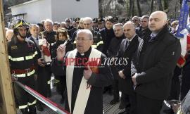 Inaugurato a Visso il Campo Base dei Vigili del Fuoco - FOTO