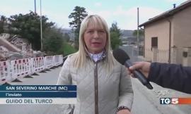 Il sindaco Piermattei a TG5: San Severino colpita a macchia di leopardo - VIDEO