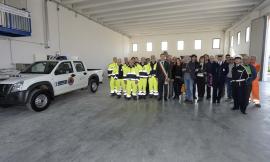 Lavori conclusi al capannone comunale e alla sede di MonteGASsiano. Doppia inaugurazione a Montecassiano