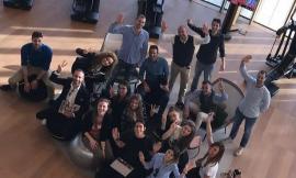 Il gruppo Giovani Imprenditori Confindustria Macerata in visita alla Technogym