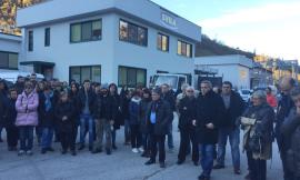 Parte il servizio navetta per accompagnare a Visso i lavoratori della Svila
