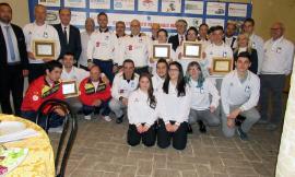 Al teatro Feronia di San Severino grande festa per i campioni delle bocce