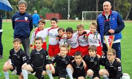 I giovani giocatori della Settempeda ospiti a San Siro