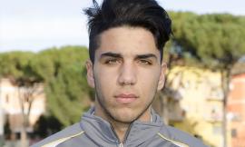 Il giovane Nicolò Rozzi in Nazionale Under 17